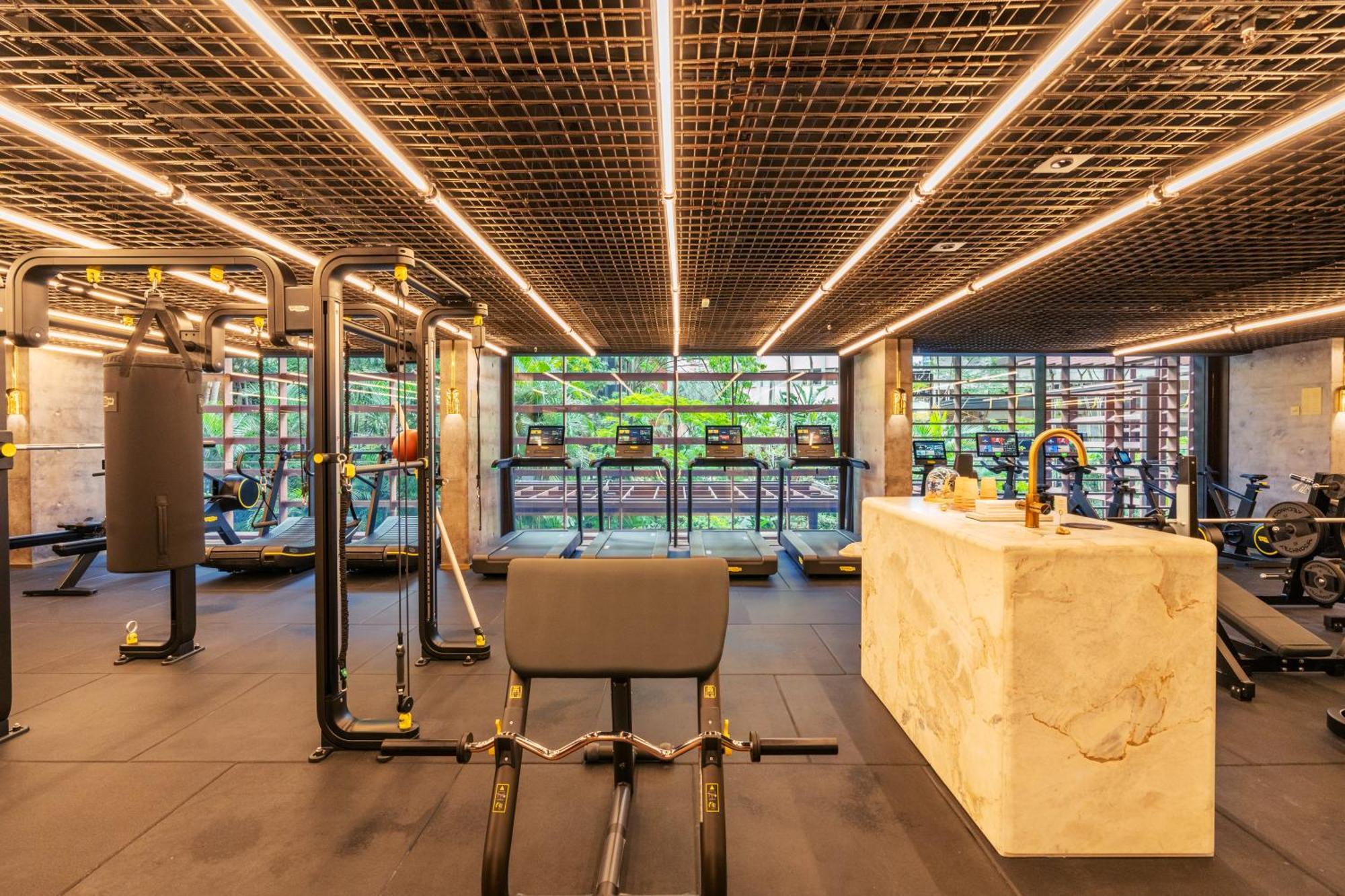 Hotel Rosewood São Paulo Exterior foto The gym at the hotel