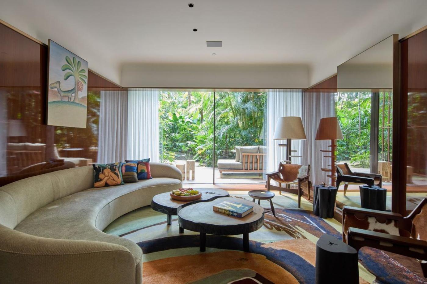 Hotel Rosewood São Paulo Exterior foto The living room of a villa at The Oberoi, Mumbai